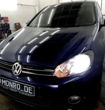 Установка светодиодных ламп Volkswagen Golf 6