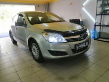 Установка светодиодных ламп Opel Astra H
