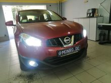 Установка светодиодных ламп Nissan Qashqai