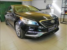 Установка ксенона Hyundai Sonata