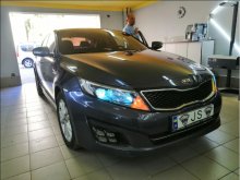 Установка ксенона Kia Optima