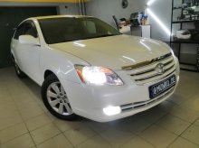 Установка світлодіодних ламп Toyota Avalon