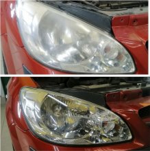 Полировка фар Hyundai Getz