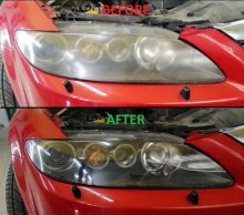 Полировка фар Mazda 6