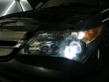 Установка линз Acura MDX