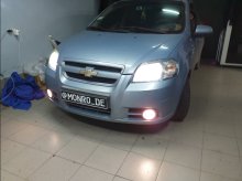 Встановлення світлодіодних ламп Chevrolet Aveo