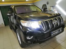 Установка LED ламп Toyota Land Cruiser Prado 150