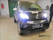 Установка светодиодных ламп Smart Fortwo