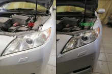Полировка фар Toyota Camry V40