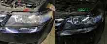 Полировка фар Honda Accord