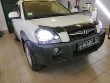 Установка LED ламп Hyundai Tucson