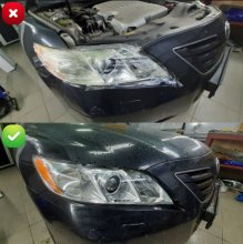 Ремонт фар Toyota Camry v40