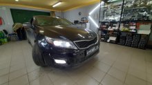 Встановлення LED ламп и птф на KIA Optima 2015