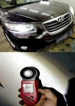 Установка ксенона Hyundai Santa Fe