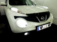 Установка линз Nissan Juke