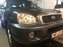 Установка линз Hyundai Santa FE