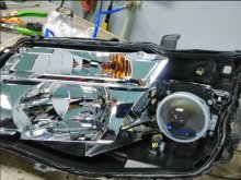 Установка линз Acura MDX