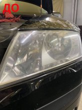 Полировка фар Skoda Octavia
