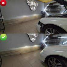 Mercedes-Benz W209 2005 - установка лінз и ксенону