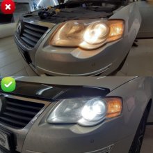 Установка ксенона Volkswagen Passat B6 2008
