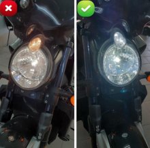 Встановлення LED ламп Yamaha V-Max 2009 р.в.