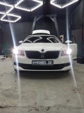 Skoda Superb 2016 - встановлення лед ламп
