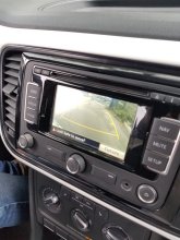 Установка камеры заднего вида Volkswagen Beatle 2016