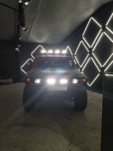 Втановлення LED лінз і полірування фар Toyota FJ Cruiser 2007 р.в.