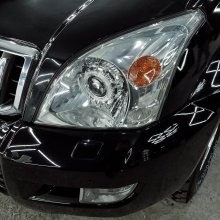 Установка LED линз Toyota Land Cruiser Prado 2006 г.в.