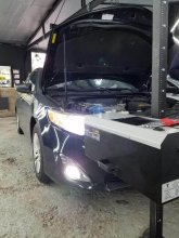 Регулировка фар Toyota Camry 2014