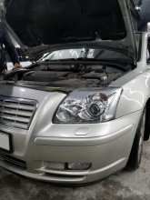 Регулировка фар Toyota avensis 2008