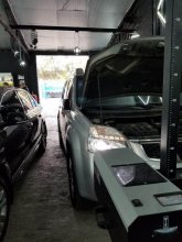 Установка ксенона Nissan X-Trail 2008