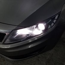 Установка ксенона Kia Optima 2016