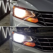 Встановлення LED ламп на Volkswagen Passat b7