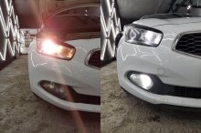 Встановлення LED ламп и птф на KIA Ceed 2015