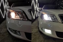 Установка  ксенона  Skoda Octavia A5