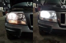 Установка LED ламп Jeep Grand Cherokee 2004