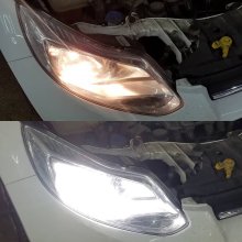 Установка LED ламп Ford Focus 2013
