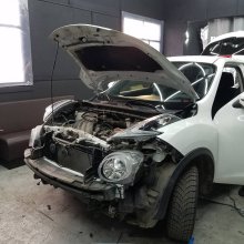 Установка сигнализации Nissan Juke 2014 г.в.