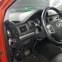 Установка сигнализации SsangYong Korando 2011 г.в.