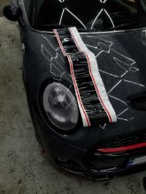 Оклейка смуг на Mini Cooper S 2016 р. в.