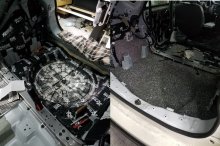 Встановлення шумо-віброізоляції на Nissan Rogue 2015 р.в.