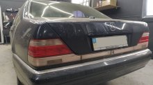 Установка сигнализации Mercedes-Benz W140 1997 г.в.