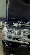 Установка ксенона Toyota Land Cruiser 200 2017