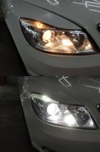 Установка  ксенона  Skoda Octavia A5 2010
