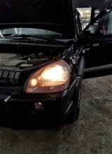 Встановлення LED ламп Hyundai Tucson 2006 р.в