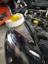 Renault Megane 2012 - полірування і шліфування фар