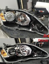 Втановлення LED лінз і полірування фар Toyota Camry 2016 р.в.